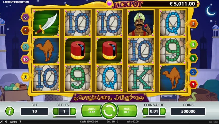 Arabian Nights slot 1win 